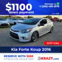 2016 KIA FORTE KOUP SX COUPE 2D