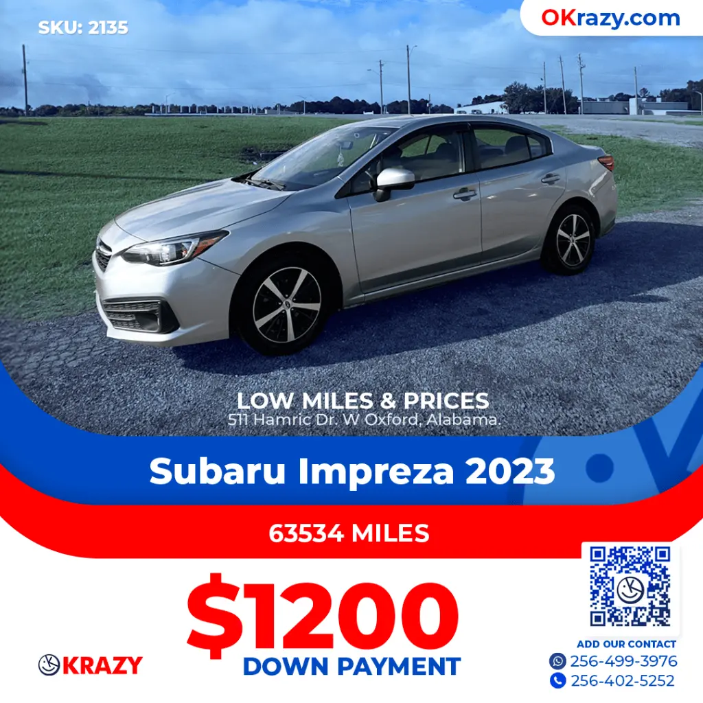 2023 Subaru Impreza Premium Sedan 4D