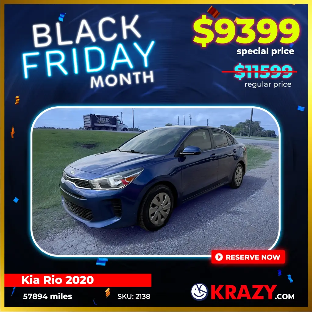 2020 Kia Rio S Sedan 4D