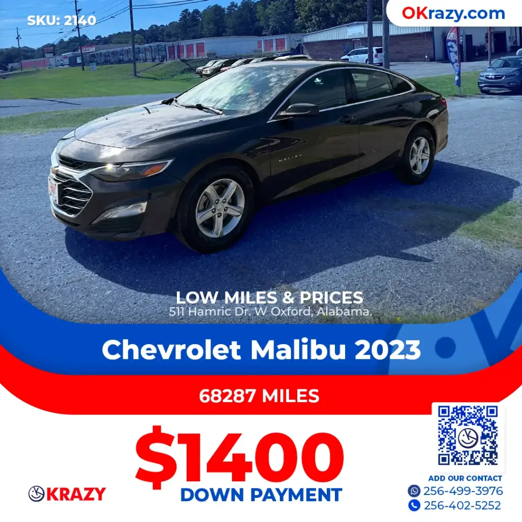 2023 Chevrolet Malibu 1LT Sedan 4D