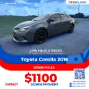 2016 Toyota Corolla L Sedan 4D