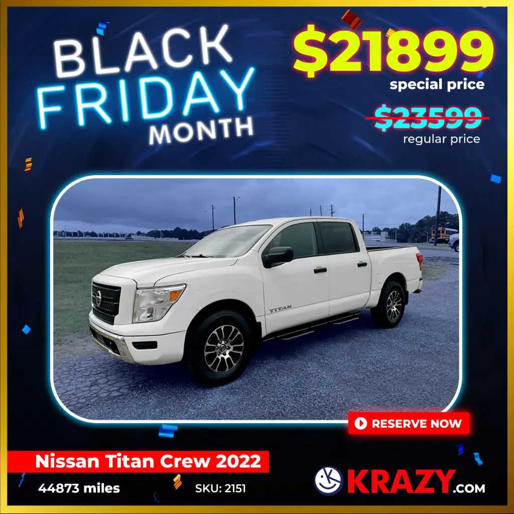 2022 Nissan Titan Crew Cab SV Pickup 4D 5 1/2 ft