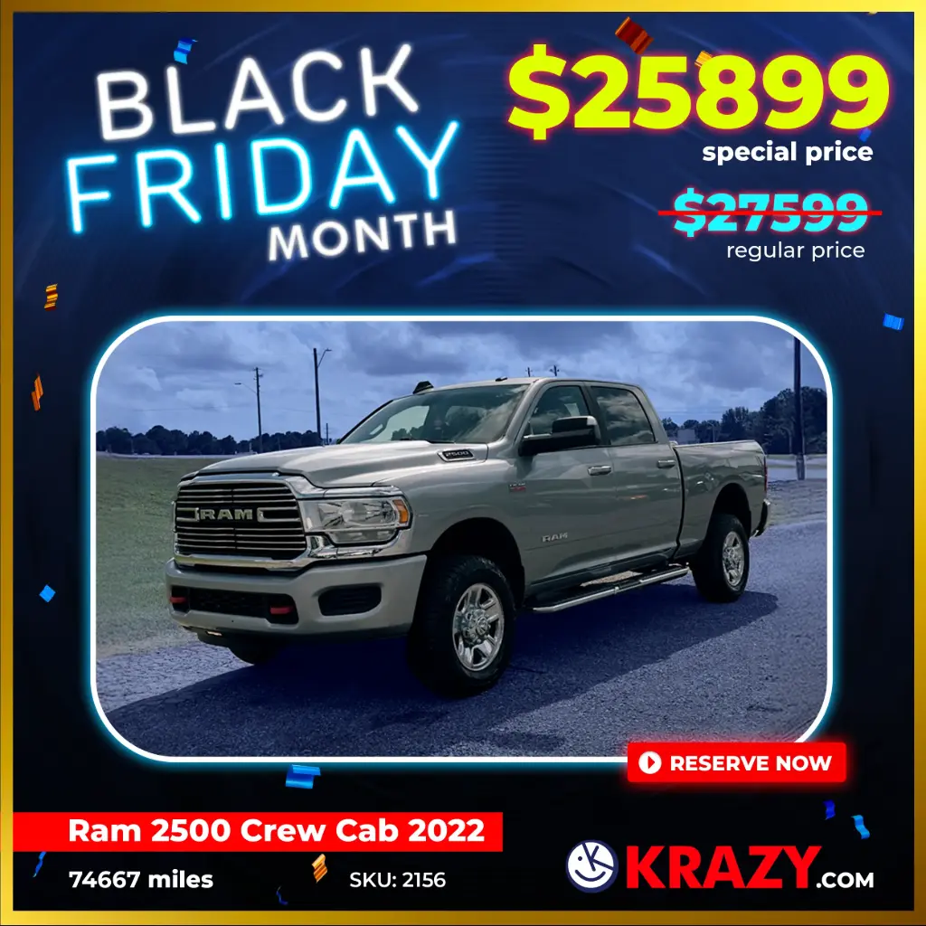 2022 Ram 2500 Crew Cab Big Horn Pickup 4D 6 1/3 ft