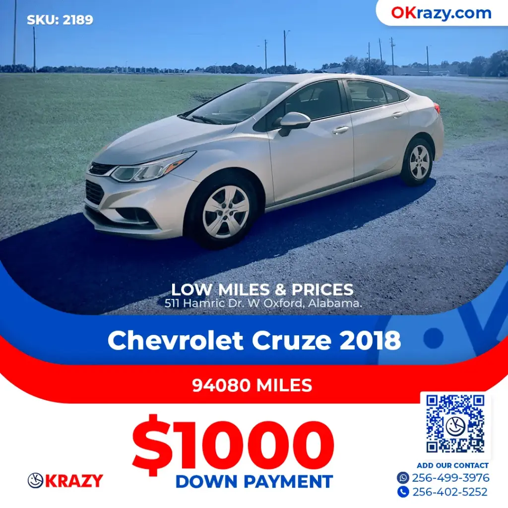 2018 Chevrolet Cruze LS Sedan 4D