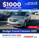 2013 Dodge Grand Caravan Passenger SE Minivan 4D