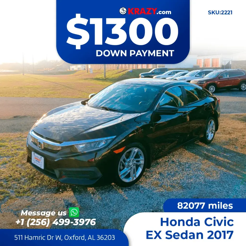 2017 Honda Civic EX Sedan 4D 