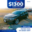2017 Honda Civic EX Sedan 4D 