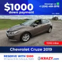 2019 Chevrolet Cruze LS Hatchback 4D 