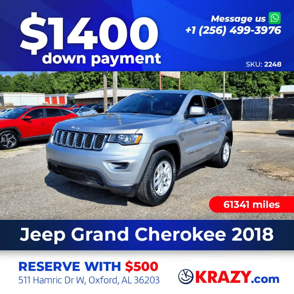 2018 Jeep Grand Cherokee Altitude Sport Utility 4D 