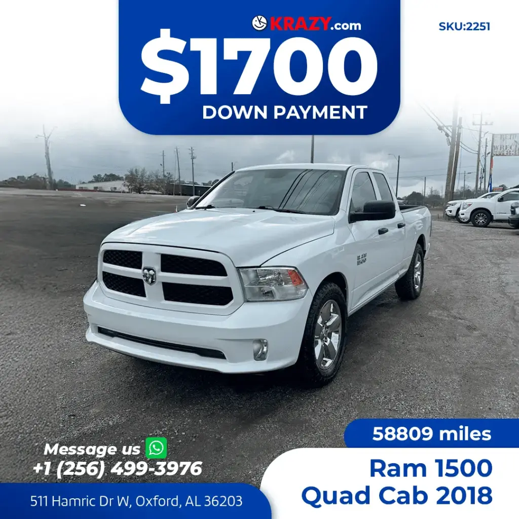 2018 Ram 1500 Quad Cab Express Pickup 4D 6 1/3 ft 