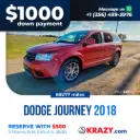 2018 Dodge Journey GT Sport Utility 4D 
