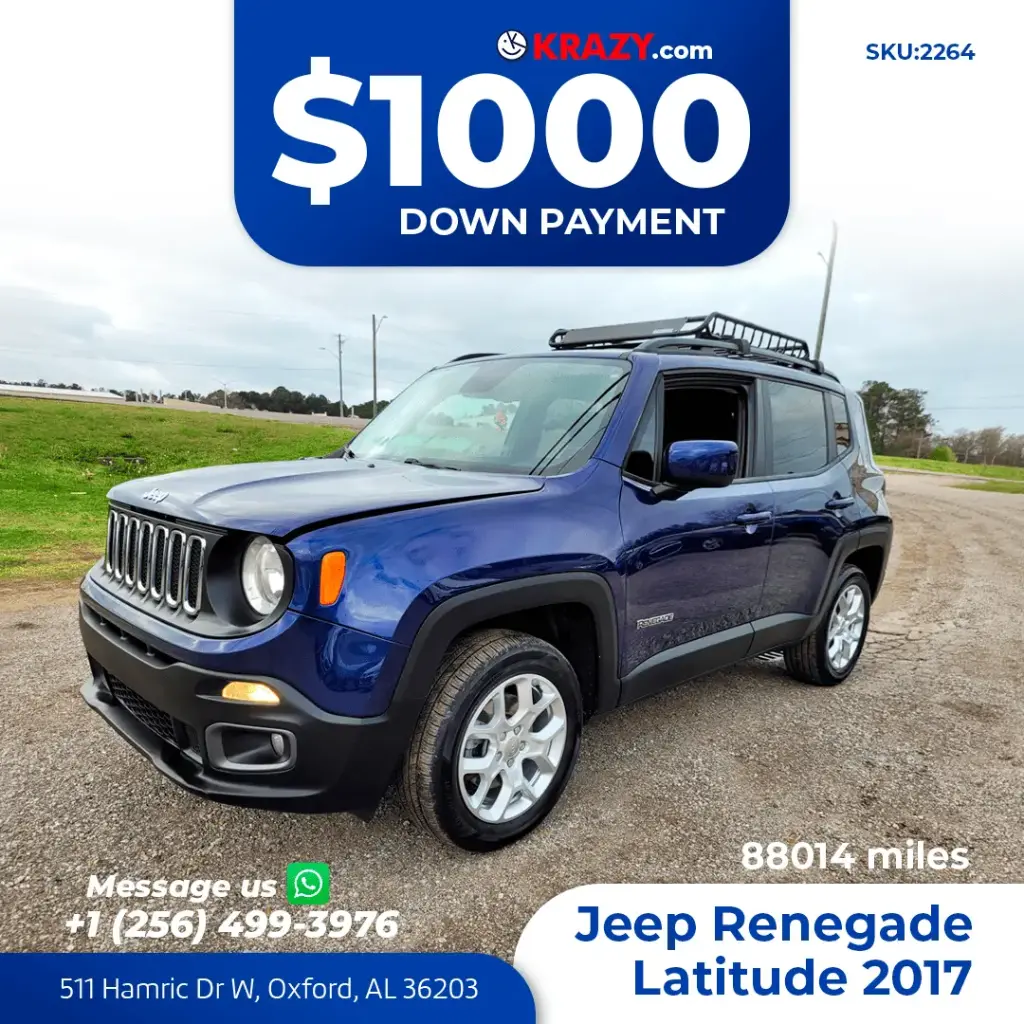 2017 Jeep Renegade Latitude Sport Utility 4D 