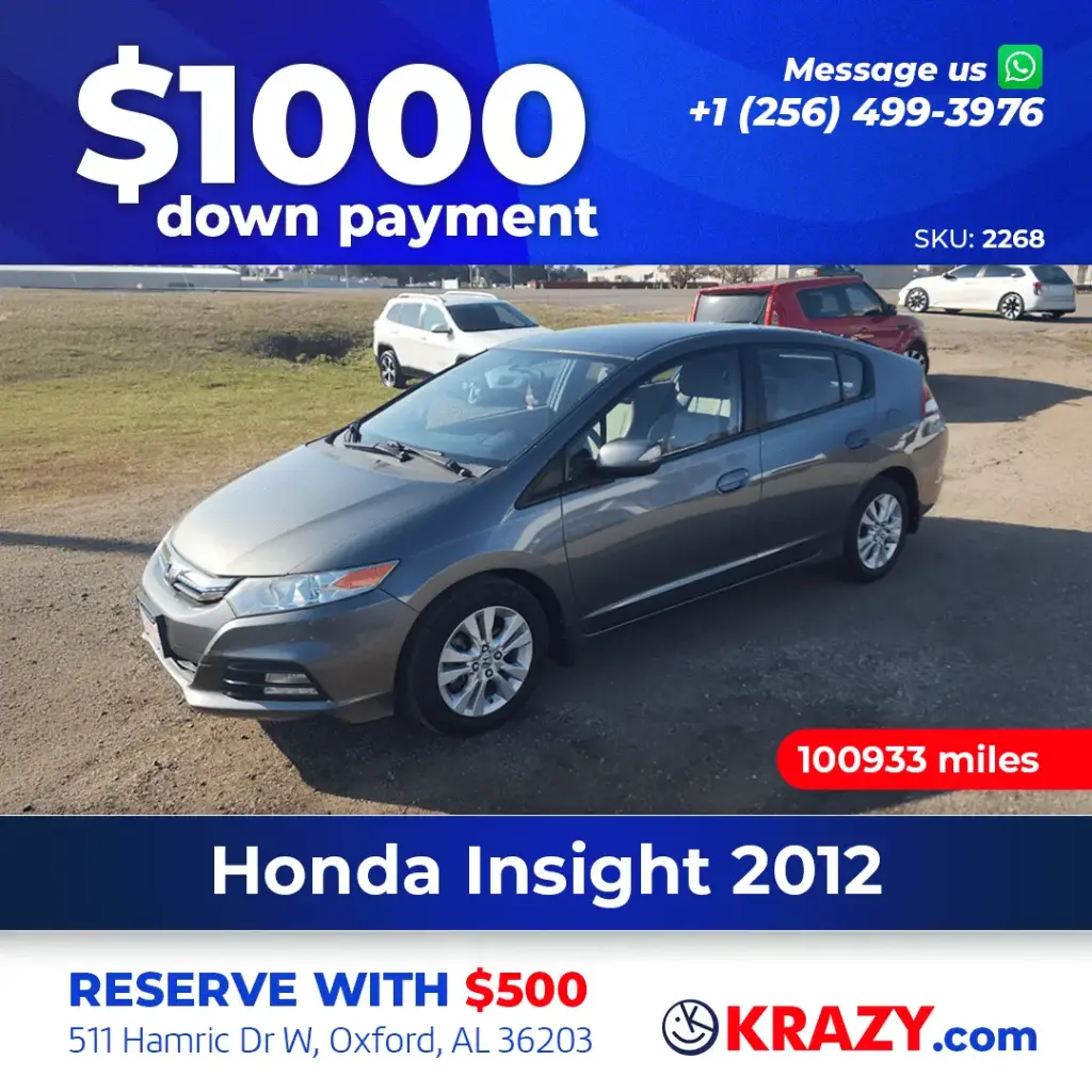 2012 Honda Insight EX Hatchback 4D 