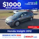2012 Honda Insight EX Hatchback 4D 