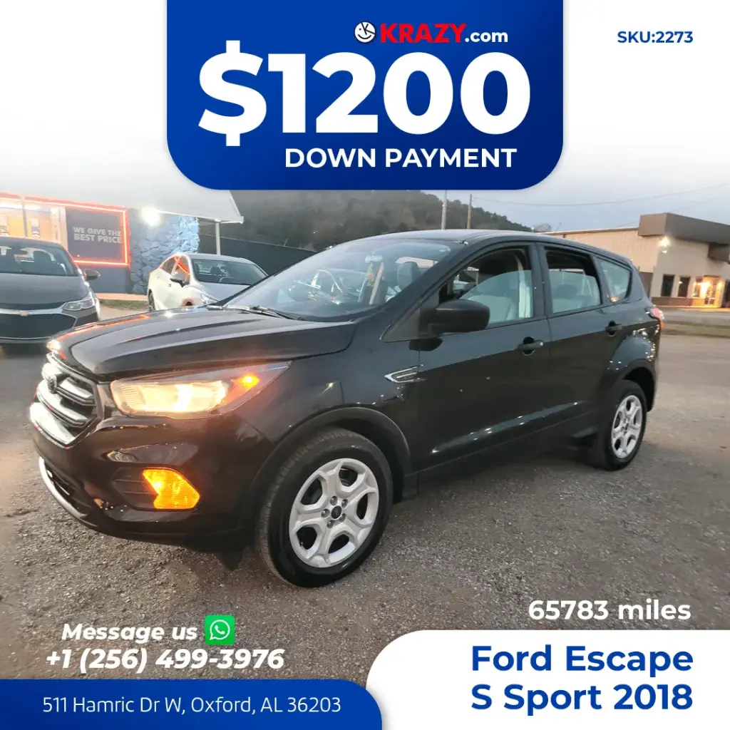 2273 - 2018 Ford Escape S Sport Utility 4D