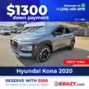 2281 - 2020 Hyundai Kona SEL Sport
