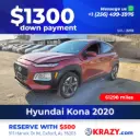2278 - 2020 Hyundai Kona SE Sport