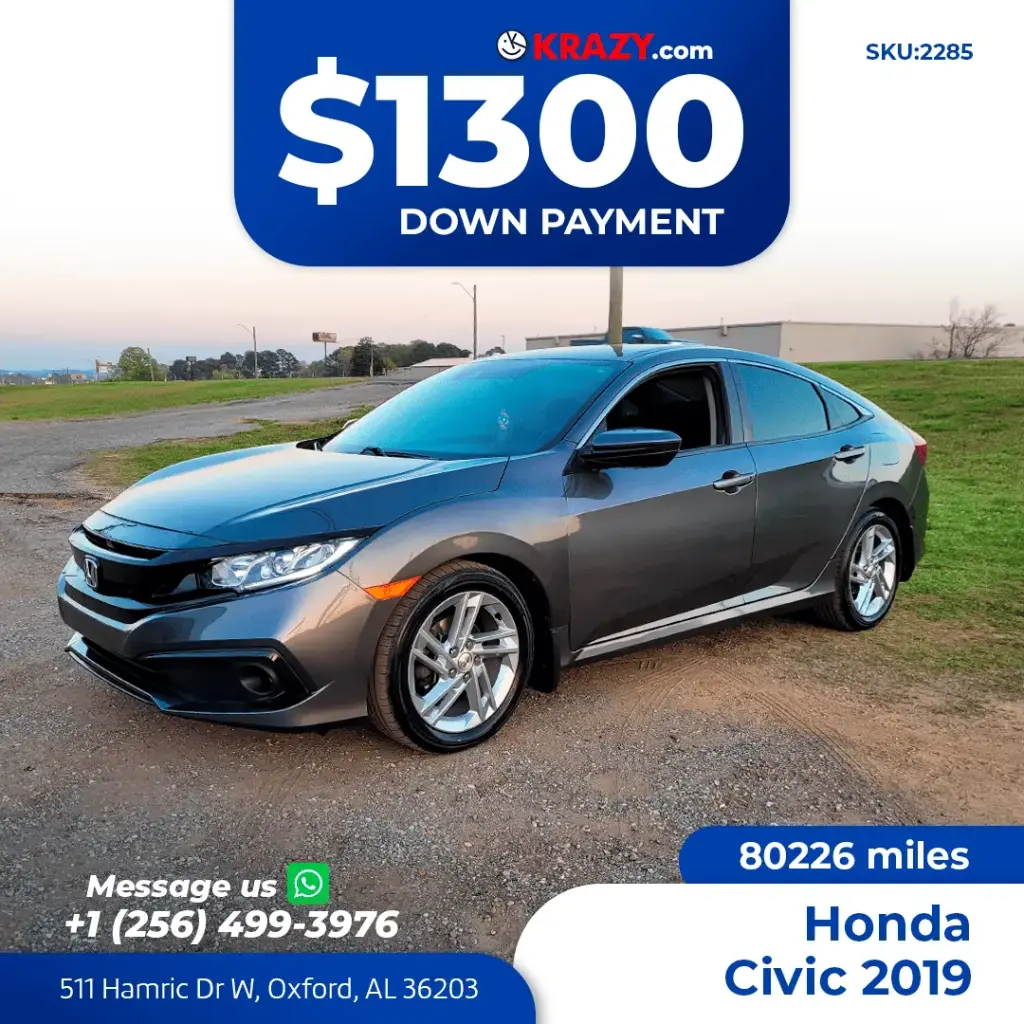 2285 - 2019 Honda Civic LX