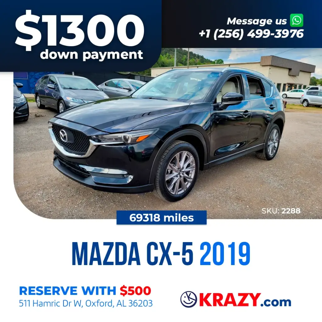 2288 - 2019 MAZDA CX-5 Grand Touring Sport
