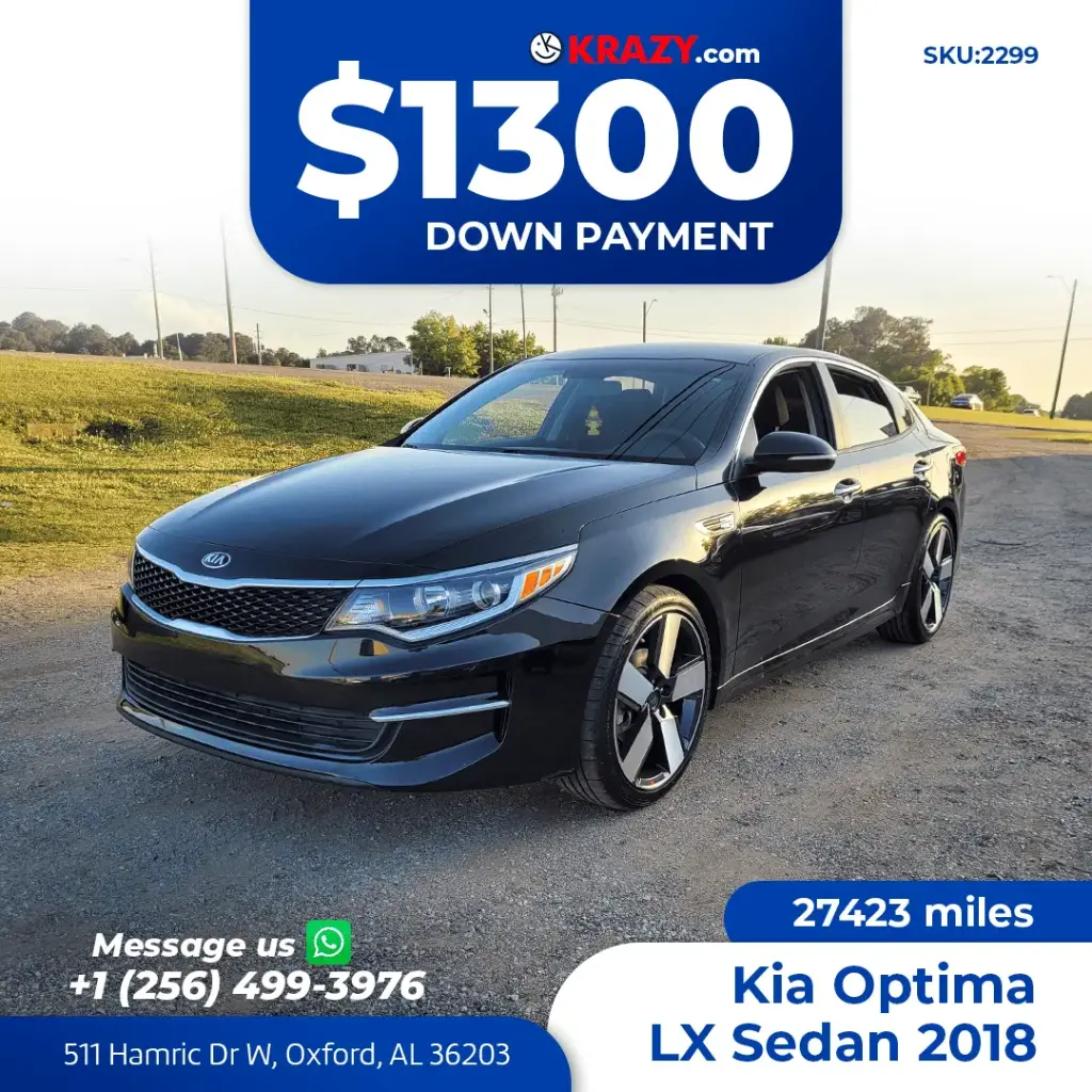 2299 -  2018 Kia Optima LX 