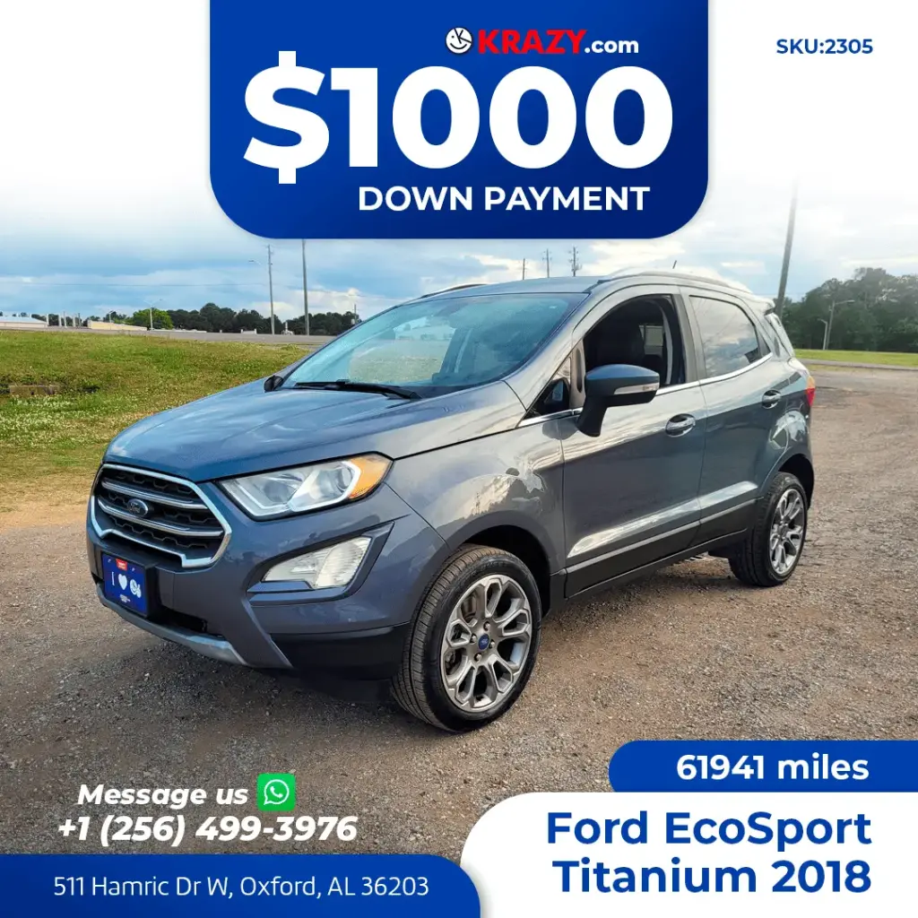 2305 - 2018 Ford EcoSport Titanium Sport Utility 4D 