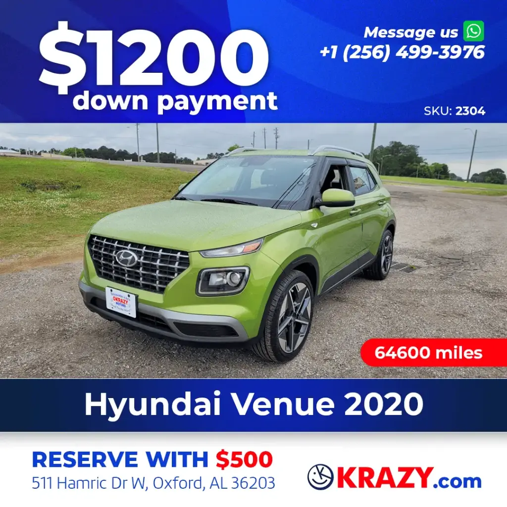 2304 - 2020 Hyundai Venue SEL
