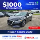 2330 - 2020 Nissan Sentra SV Sedan 4D 