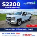 2308 - 2018 Chevrolet Silverado 1500 Double Cab LTZ Pickup 4D 6 1/2 ft