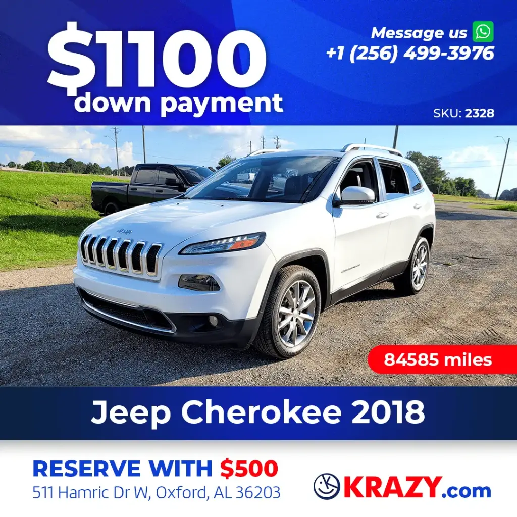 2328 - 2018 Jeep Cherokee Limited Sport Utility 4D
