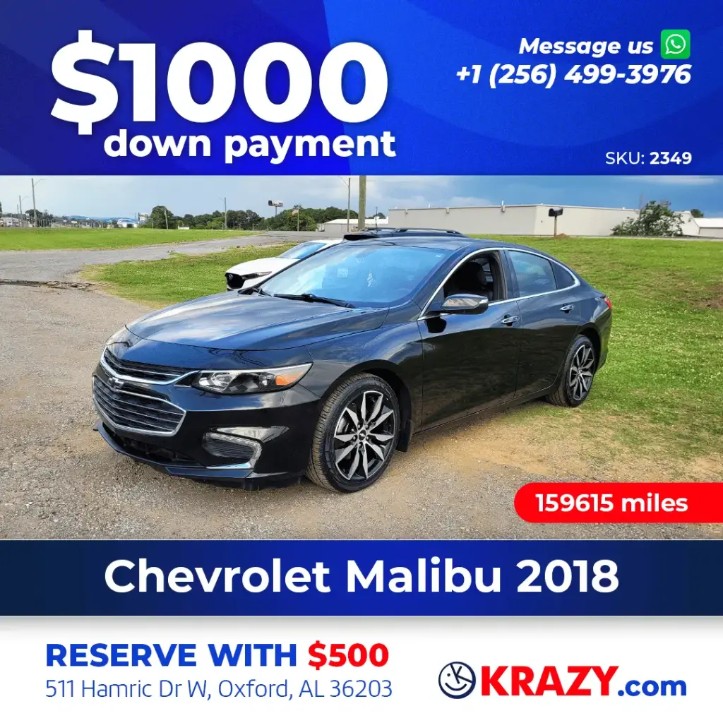 2349 - 2018 Chevrolet Malibu Premier Sedan 4D 