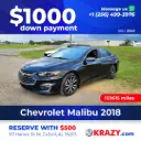 2349 - 2018 Chevrolet Malibu Premier Sedan 4D 