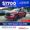 2338 - 2018 Ram 1500 Quad Cab Express