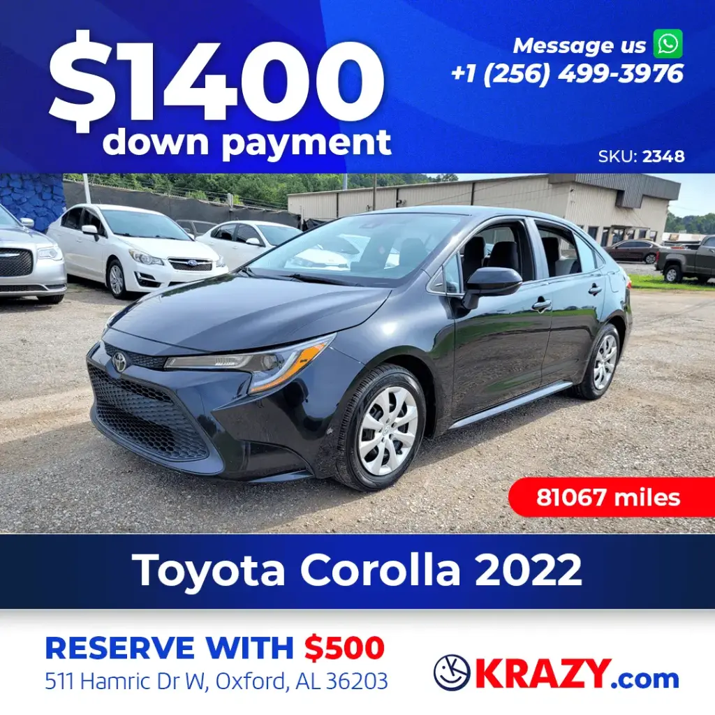2022 Toyota Corolla LE Sedan 4D 