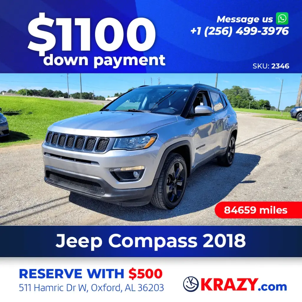 2018 Jeep Compass Altitude Sport Utility 4D 
