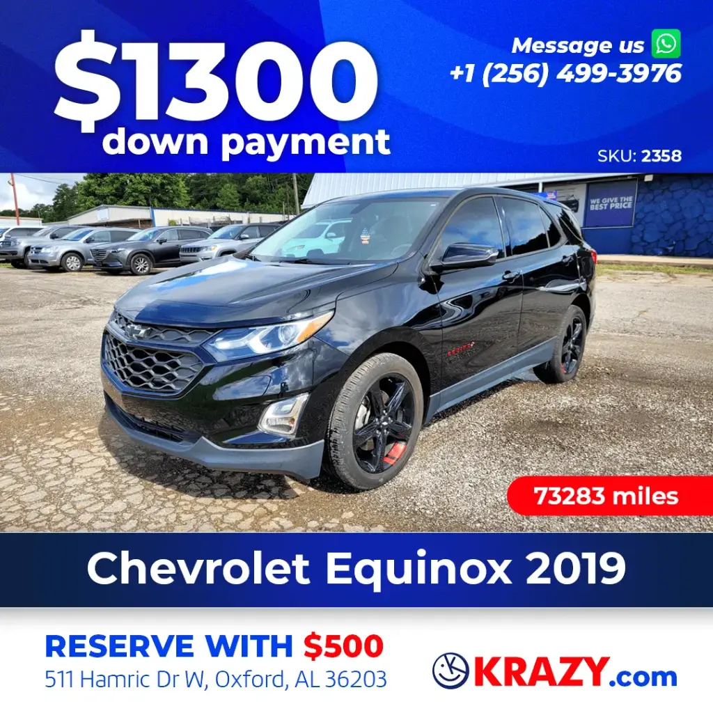 2019 Chevrolet Equinox LT Sport Utility 4D 