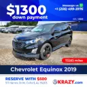 2019 Chevrolet Equinox LT Sport Utility 4D 