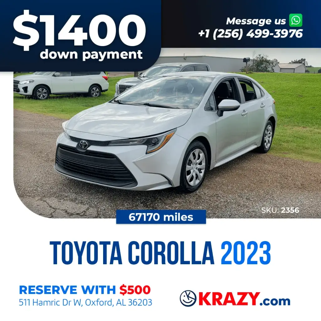 2023 Toyota Corolla LE Sedan 4D 