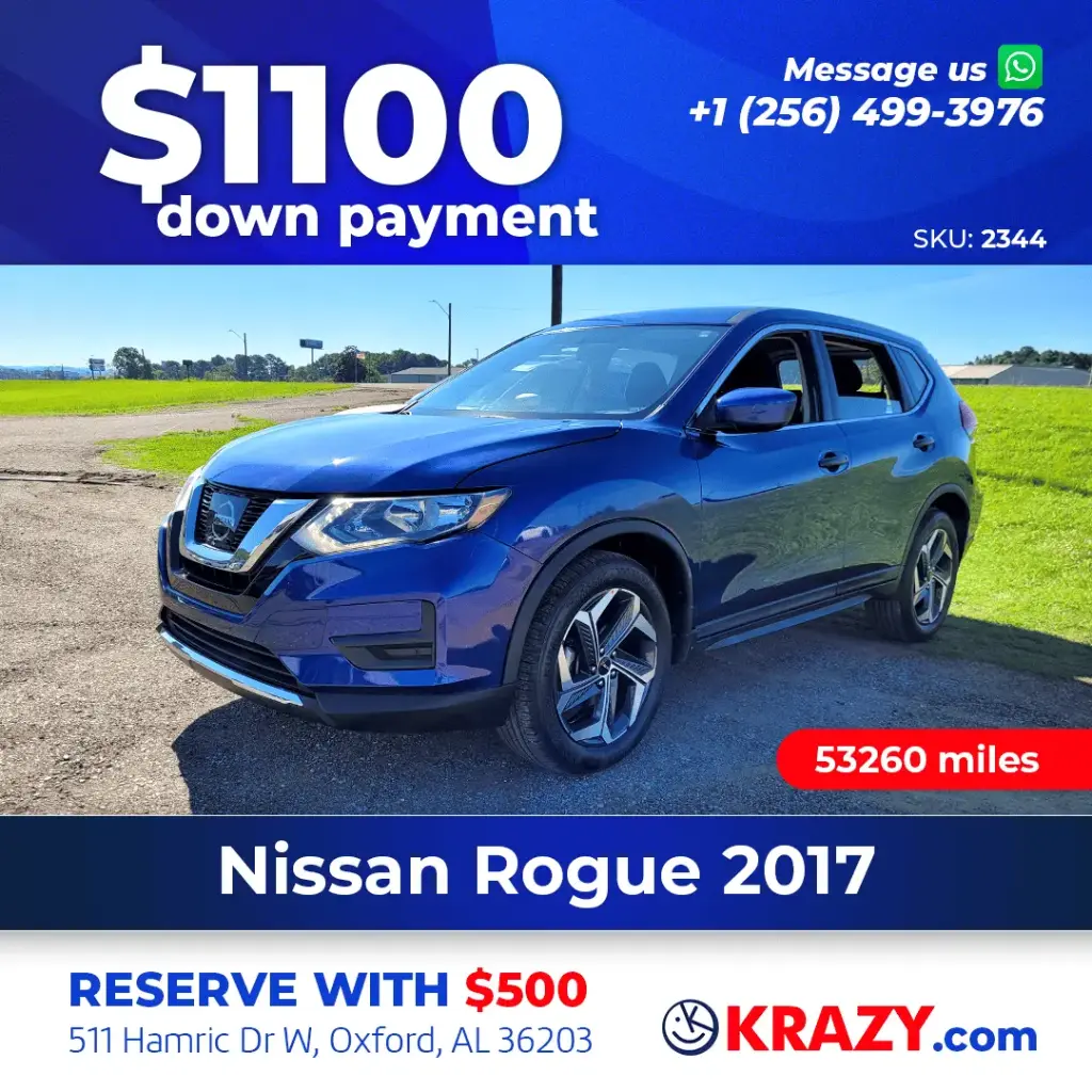 2344 - 2017 Nissan Rogue S (2017.5) Sport Utility 4D
