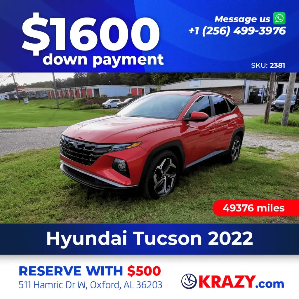 2022 Hyundai Tucson SEL Sport Utility 4D 