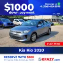 2020 Kia Rio S Sedan 4D 