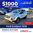 2018 Ford EcoSport S Sport Utility 4D 