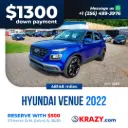 2022 Hyundai Venue SE Sport Utility 4D 