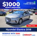 2018 Hyundai Elantra SE Sedan 4D 