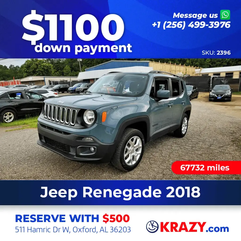 2018 Jeep Renegade Latitude Sport Utility 4D 