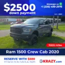 2020 Ram 1500 Crew Cab Big Horn Pickup 4D 5 1/2 ft 