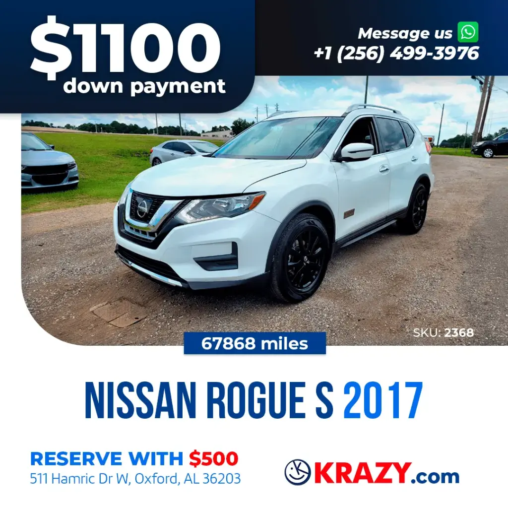 2017 Nissan Rogue S (2017.5) Sport Utility 4D 