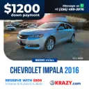 2365 - 2016 Chevrolet Impala LTZ Sedan 4D