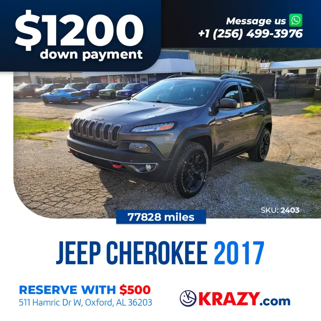 2017 Jeep Cherokee Trailhawk L Plus Sport Utility 4D 