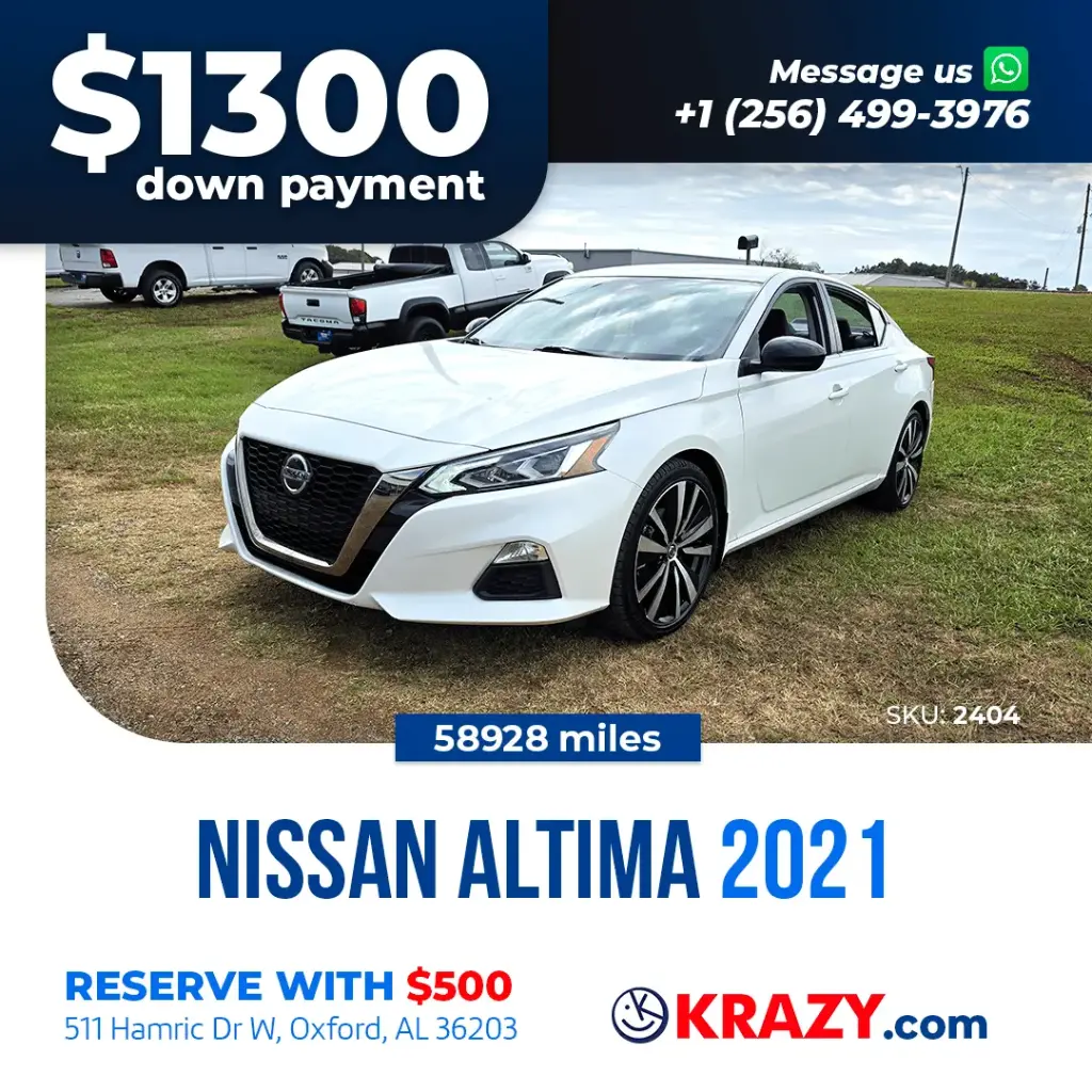 2021 Nissan Altima 2.5 SR Sedan 4D 