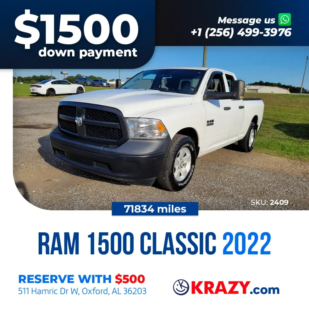 2022 Ram 1500 Classic Quad Cab